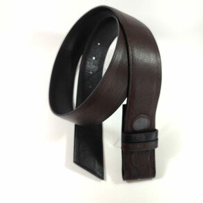 Ceinture reversible femme Noir / Tabac